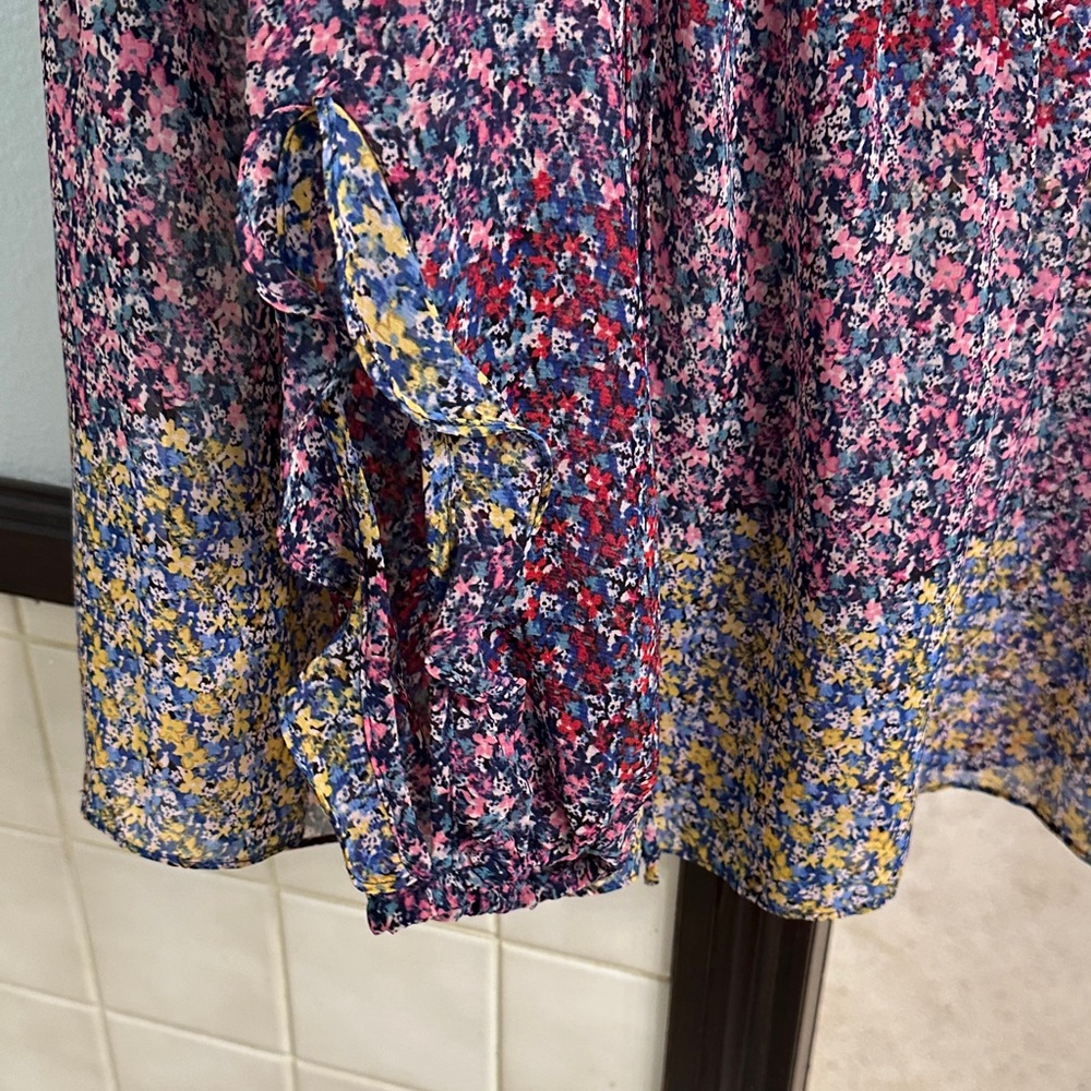 BCBGeneration Multicolor Floral Blouse - Picture 3 of 4